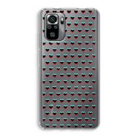 Hartjes: Xiaomi Redmi Note 10S Transparant Hoesje Hartjes: Xiaomi Redmi Note 10S Transparant Hoesje