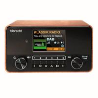 Albrecht DR 866 Radio DAB+, FM AUX, Bluetooth, DAB+, FM Voelbare toetsen, Spraakfunctie, Wekfunctie Walnoot