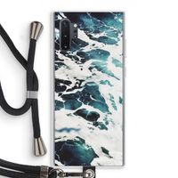 Golven: Samsung Galaxy Note 10 Plus Transparant Hoesje met koord