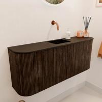 Toiletmeubel Mondiaz Joya | 103.2 cm | Meubelkleur Walnut | Faye wastafel Urban Midden | Zonder kraangat(en) Toiletmeubel Mondiaz Joya | 103.2 cm | Meubelkleur Walnut | Faye wastafel Urban Midden | Zonder kraangat(en)