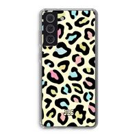 Leopard pattern: Samsung Galaxy S21 FE Transparant Hoesje