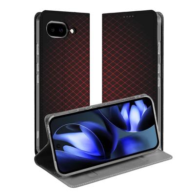 Bookcase Google Pixel 9a Geruit Rood