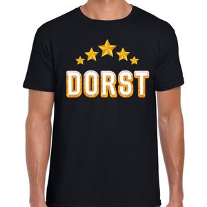 DORST drank fun t-shirt zwart voor heren