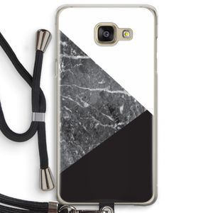 Combinatie marmer: Samsung Galaxy A5 (2016) Transparant Hoesje met koord