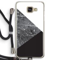 Combinatie marmer: Samsung Galaxy A5 (2016) Transparant Hoesje met koord Combinatie marmer: Samsung Galaxy A5 (2016) Transparant Hoesje met koord