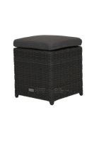 Qopps Aruba bijzetkrukje mix Antraciet