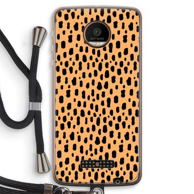 Panter: Motorola Moto Z Force Transparant Hoesje met koord