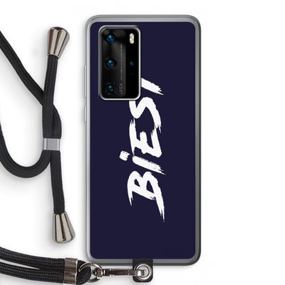 Biest: Huawei P40 Pro Transparant Hoesje met koord