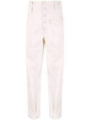 ISABEL MARANT pantalon de tailleur à taille haute - Tons neutres