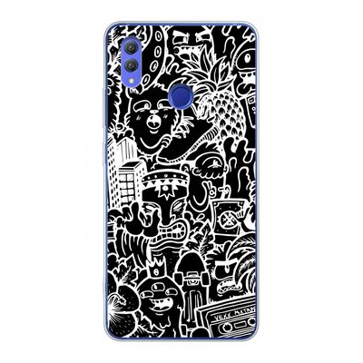 Vexx Black Mixtape: Honor Note 10 Transparant Hoesje