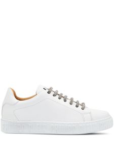 Philipp Plein baskets en cuir à lacets - Blanc