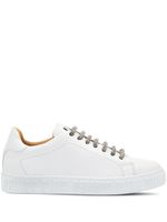 Philipp Plein baskets en cuir à lacets - Blanc - thumbnail