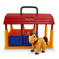 Tolo First Friends Speelgoed Stal met Paard - thumbnail