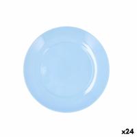 Dessertbord Luminarc Apy Paradise Blauw Glas Ø 18 cm (24 Stuks)