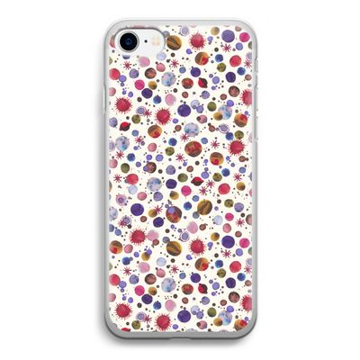 Planets Space: iPhone SE 2020 Transparant Hoesje
