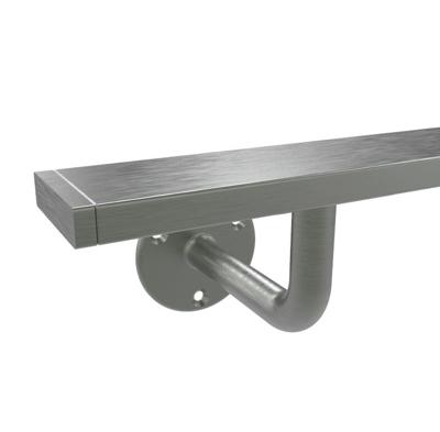 Rechthoekige trapleuning RVS 40x10 mm - per meter Rechthoekige trapleuning RVS 40x10 mm - per meter