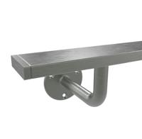 Rechthoekige trapleuning RVS 40x10 mm - per meter