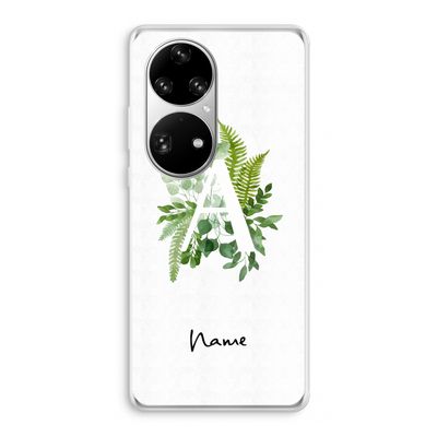 Green Brush: Huawei P50 Pro Transparant Hoesje