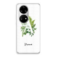 Green Brush: Huawei P50 Pro Transparant Hoesje