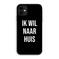 Ik wil naar huis - Zwart: iPhone 11 Biologisch afbreekbaar hoesje