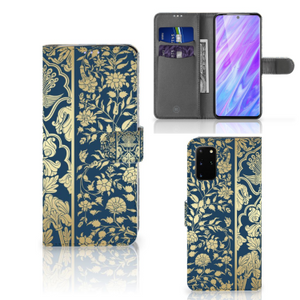 Samsung Galaxy S20 Plus Hoesje Beige Flowers