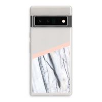 A touch of peach: Google Pixel 6 Pro Transparant Hoesje