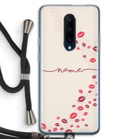 Kusjes: OnePlus 7 Pro Transparant Hoesje met koord
