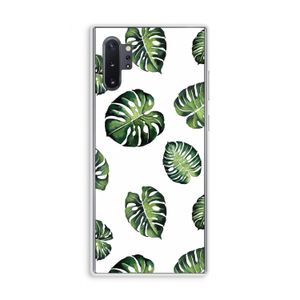 Tropische bladeren: Samsung Galaxy Note 10 Plus Transparant Hoesje