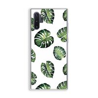 Tropische bladeren: Samsung Galaxy Note 10 Plus Transparant Hoesje