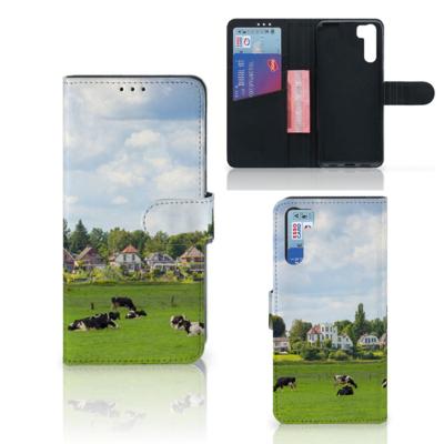 OPPO A91 | Reno3 | Telefoonhoesje | Met pasjeshouder | Koeien