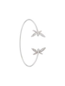 Anapsara 18kt white gold Dragonfly diamond cuff - Argent