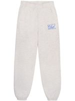 Sporty & Rich pantalon de jogging en coton à logo imprimé - Gris