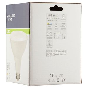 Müller-Licht 400066 LED-lamp Energielabel G (A - G) E27 Reflector 15 W = 75 W Warmwit (Ø x l) 120 mm x 132 mm 1 stuk(s)