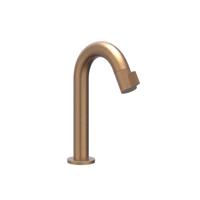 Fonteinkraan IVY Tribe Opbouw Gebogen Model S Met Schuimstraalmond Geborsteld Mat Koper PVD