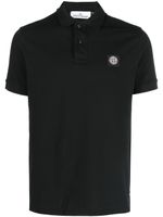 Stone Island t-shirt en coton à logo Compass brodé - Noir