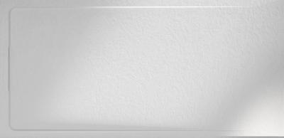 Acquabella Halo Douchevloer Slate 90x160x3 cm Blanco