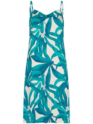 Blauw flora nachthemd Pastunette Blauw flora nachthemd Pastunette