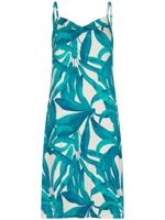 Blauw flora nachthemd Pastunette