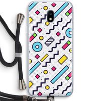8-bit N°8: Samsung Galaxy J3 (2017) Transparant Hoesje met koord