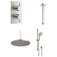 Crosswater MPRO Inbouwdoucheset - 30cm hoofddouche - plafondarm - glijstangset - ronde handdouche - RVS SW385431 SW385433 SW385432 SW385437 SW385373 SW385 Crosswater MPRO Inbouwdoucheset - 30cm hoofddouche - plafondarm - glijstangset - ronde handdouche - RVS SW385431 SW385433 SW385432 SW385437 SW385373 SW385