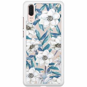 Huawei P20 hoesje - Touch of flowers