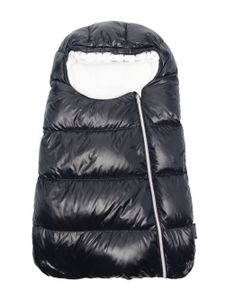 Moncler Enfant nid d'ange matelassé à logo imprimé - Bleu