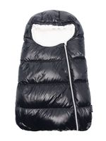 Moncler Enfant nid d'ange matelassé à logo imprimé - Bleu - thumbnail