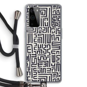 Moroccan Print: OnePlus 9 Pro Transparant Hoesje met koord
