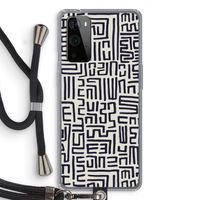 Moroccan Print: OnePlus 9 Pro Transparant Hoesje met koord