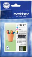 Brother inktcartridge, 550 pagina&apos;s, OEM LC-3217, 4 kleuren - thumbnail