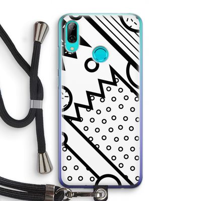 Pop Art #4: Huawei P Smart (2019) Transparant Hoesje met koord