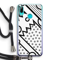 Pop Art #4: Huawei P Smart (2019) Transparant Hoesje met koord