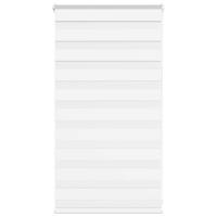 VidaXL Zebra blind 85x100 cm stofbreedte 80,9 cm polyester wit