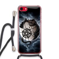 Volle maan: iPhone SE 2020 Transparant Hoesje met koord
